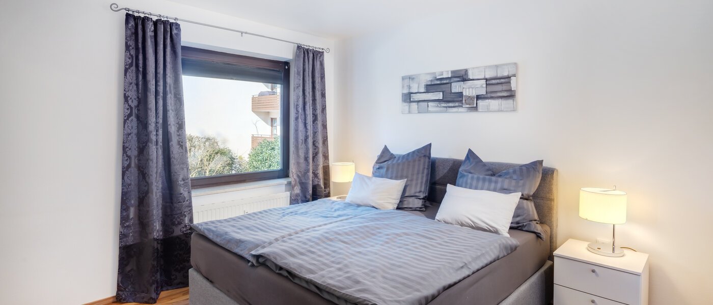 квартира München Lerchenau 01 спальная комната 14398