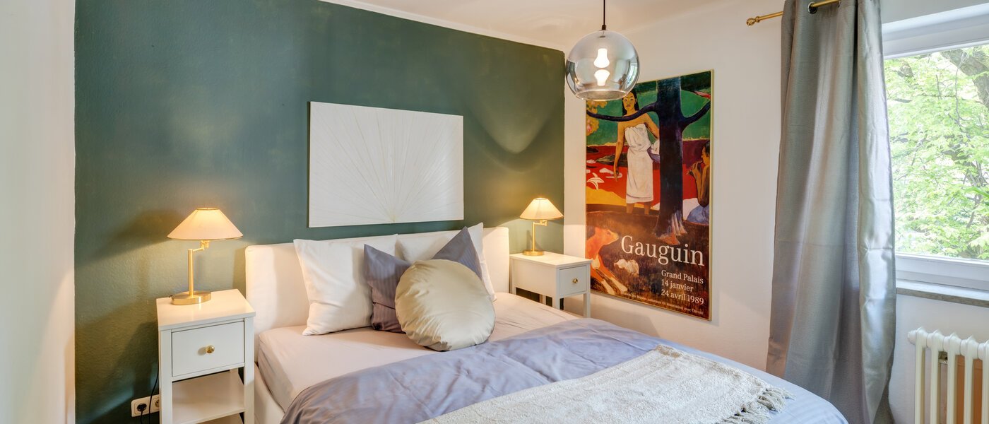 квартира München Schwabing-West 01 спальная комната 14415