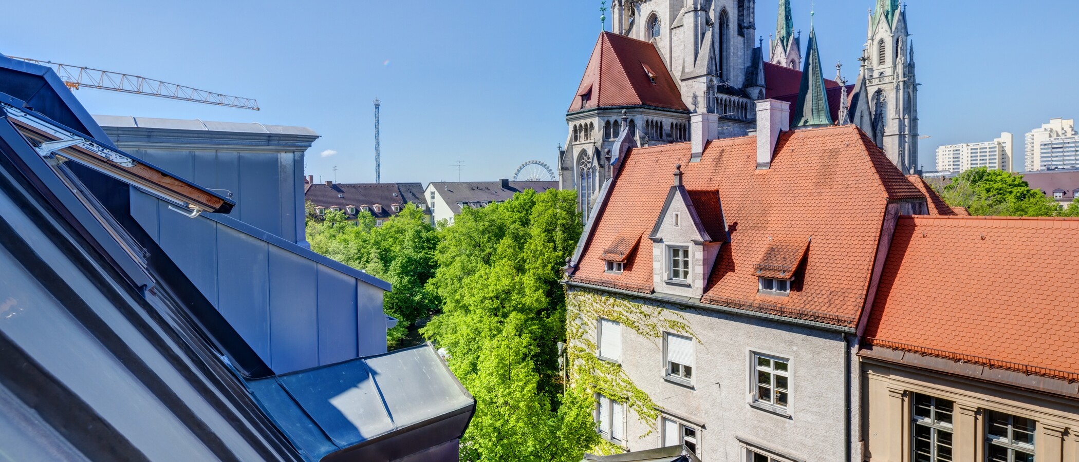 квартира München Schwanthalerhöhe 03 вид из окна 14426