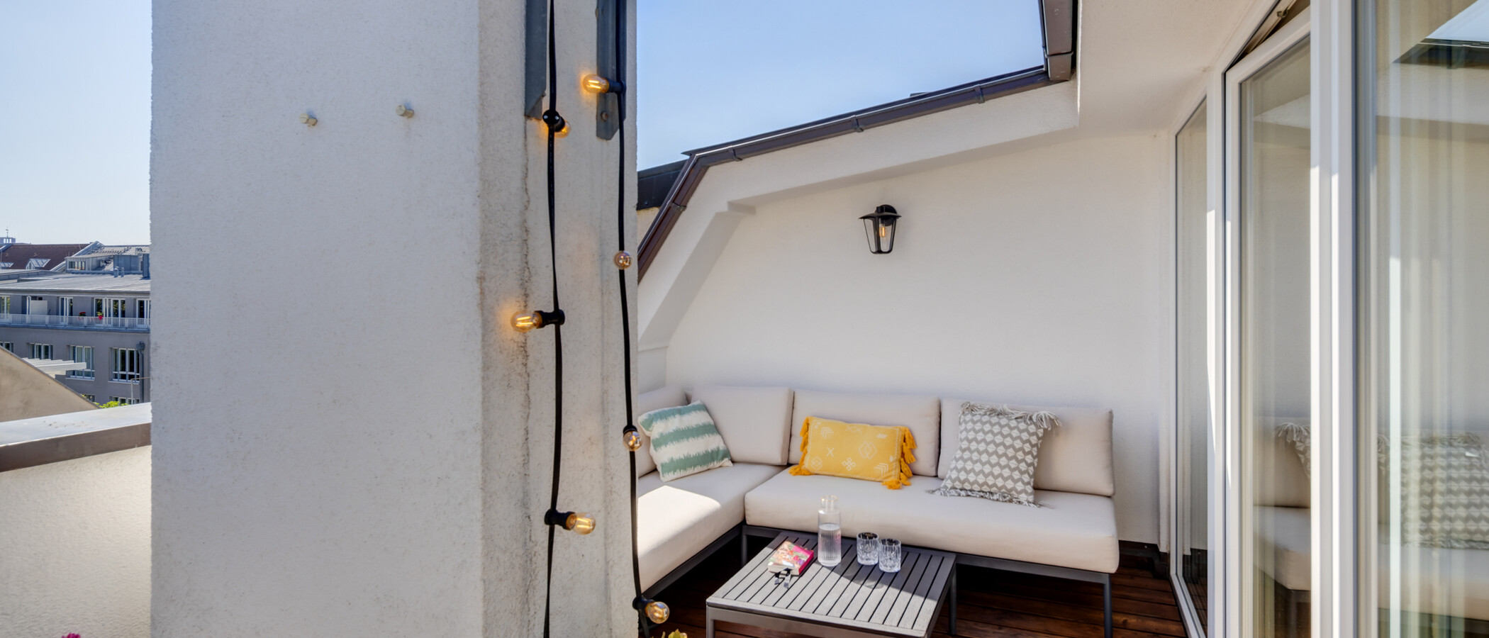 квартира München Schwanthalerhöhe 01 терраса с крышей 14426