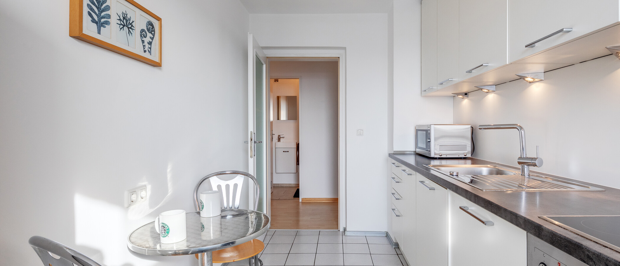квартира München Schwabing-Georgenschwaige 03 кухня 1443