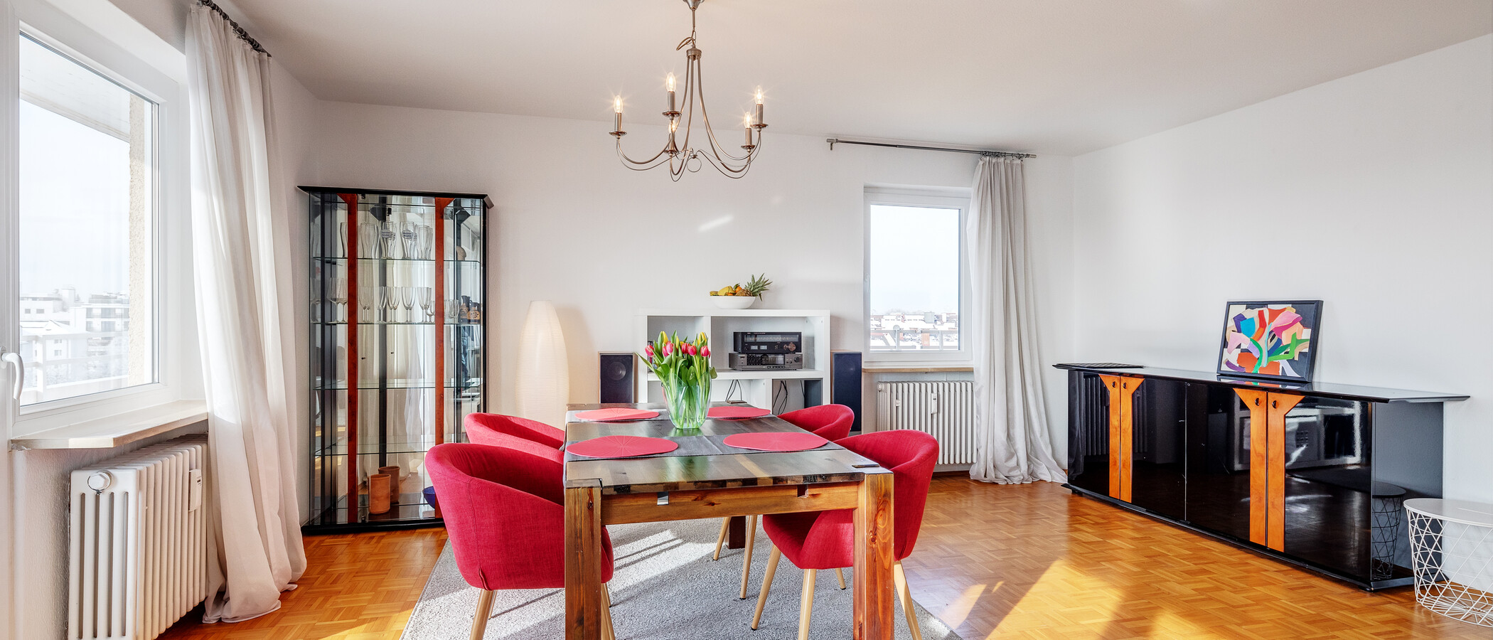 квартира München Schwabing-Georgenschwaige 03 жилое пространство 1443