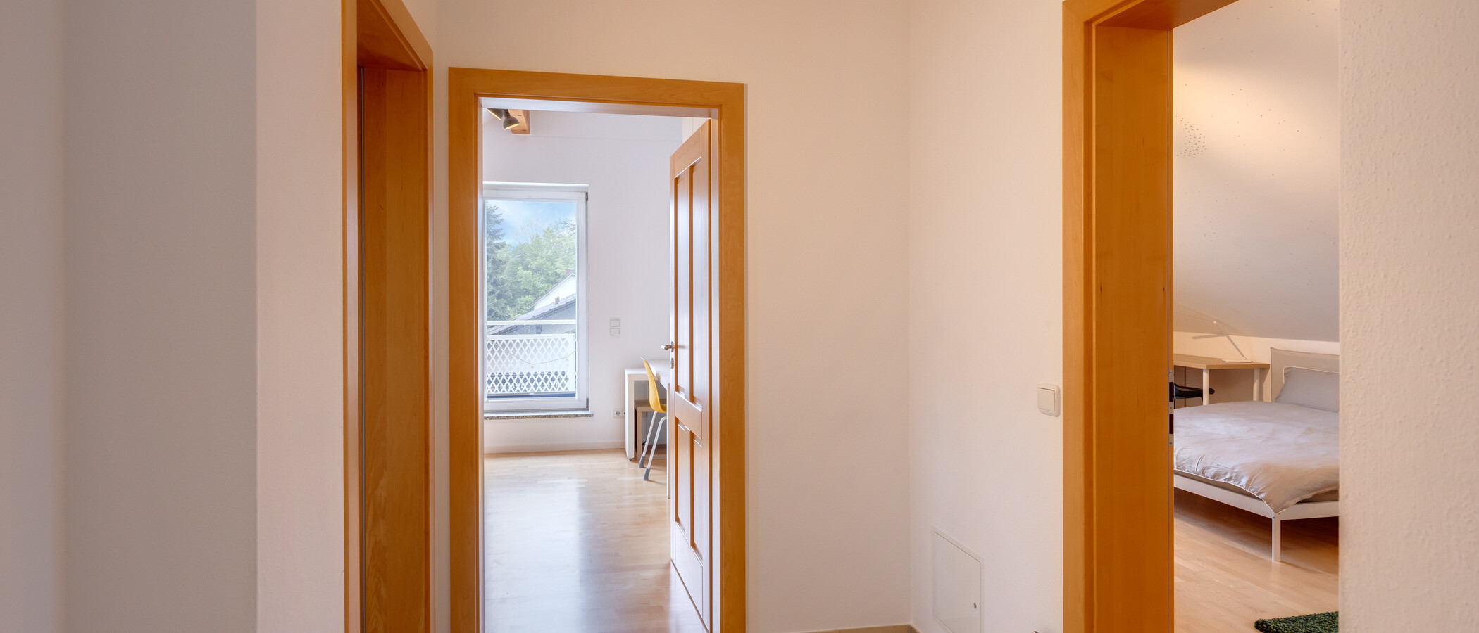 мансардная квартира München Waldperlach 03 коридор 14432