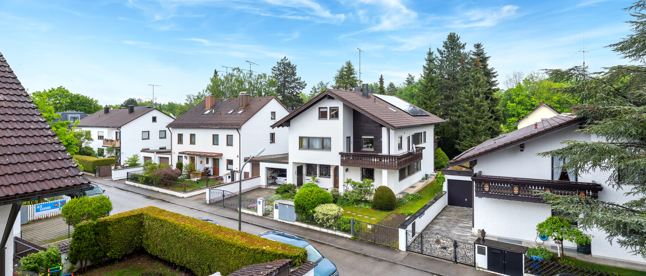 мансардная квартира München Waldperlach 02 вид из окна 14432
