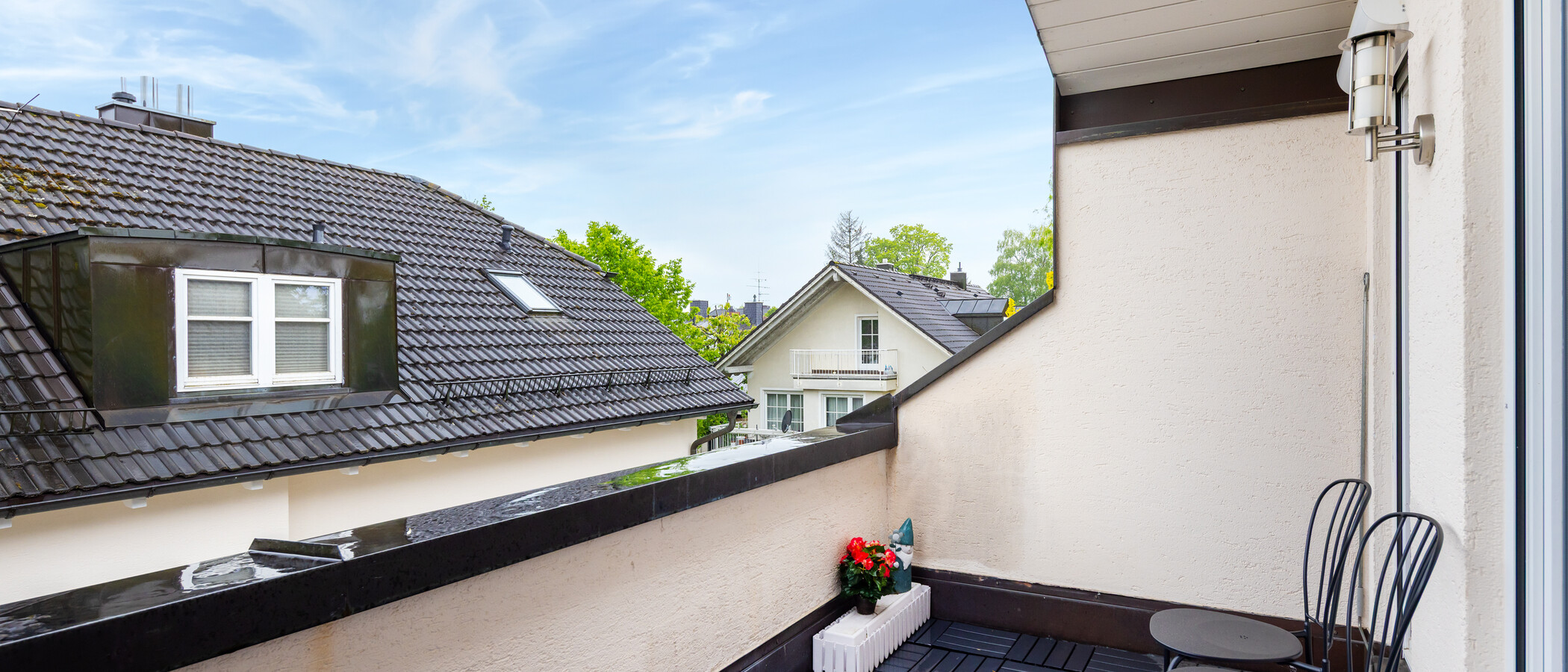 мансардная квартира München Waldperlach 02 2-ой балкон 14432