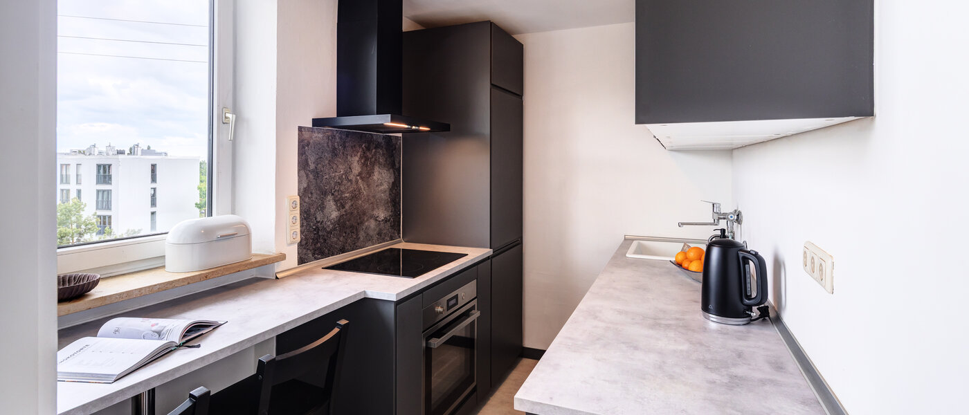 квартира München Freimann 01 кухня 14434