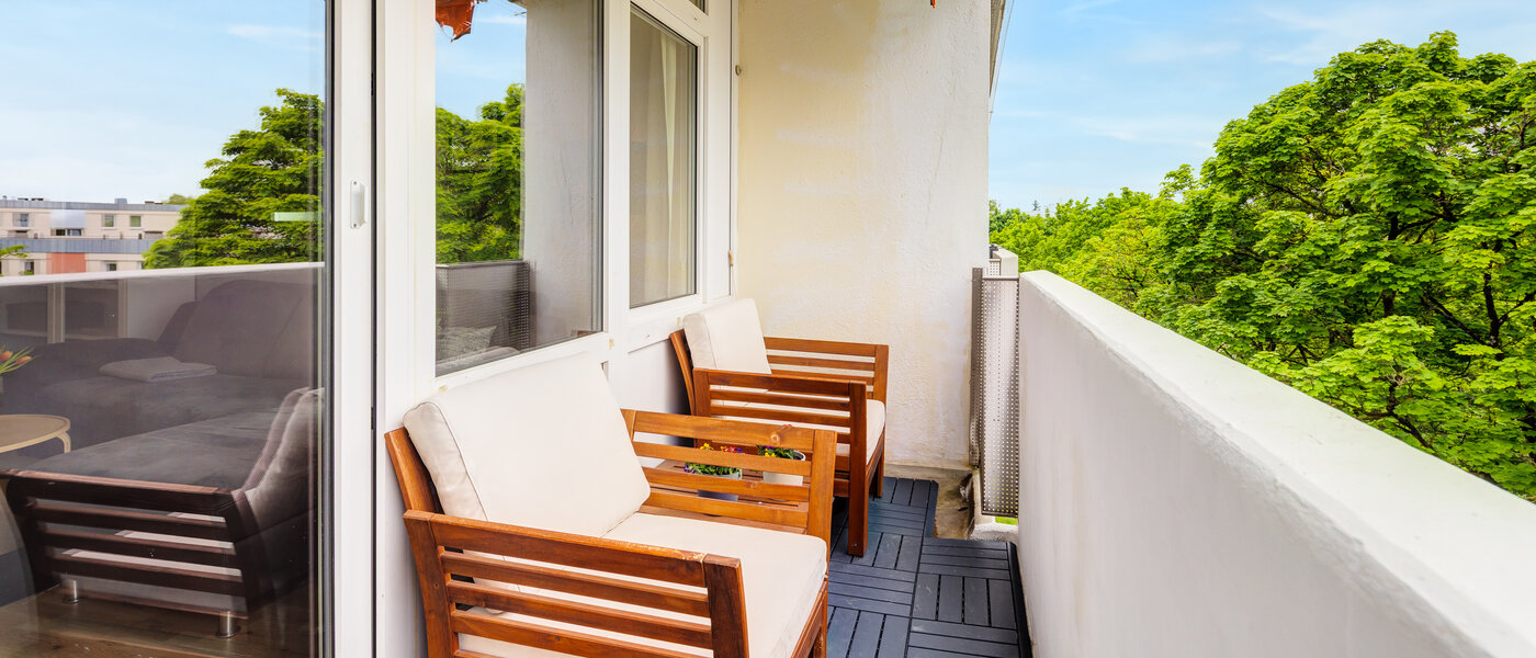 квартира München Freimann 01 балкон 14434