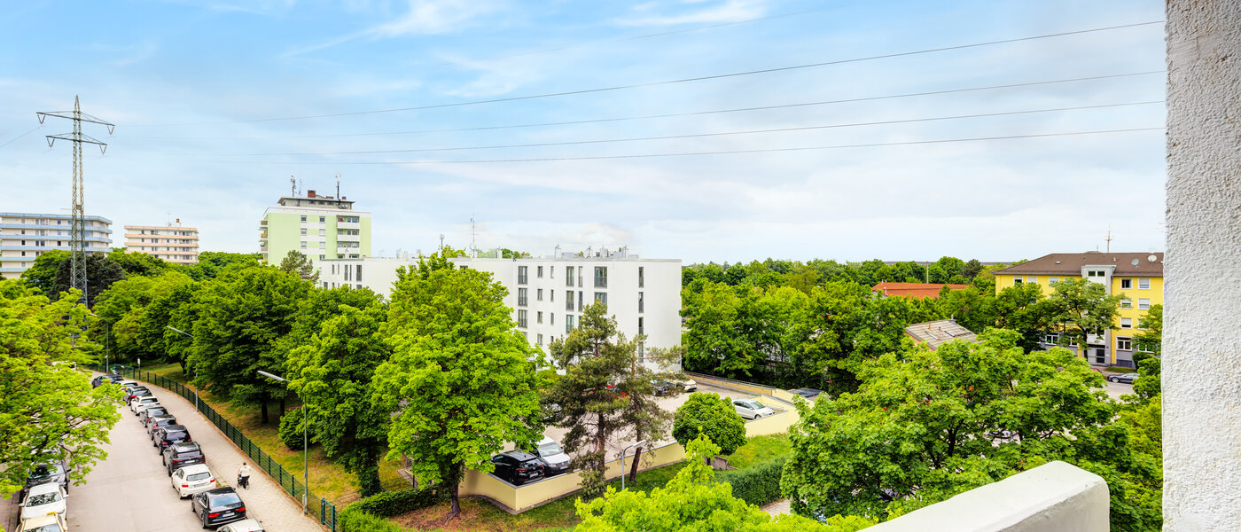 квартира München Freimann 05 вид из окна 14434