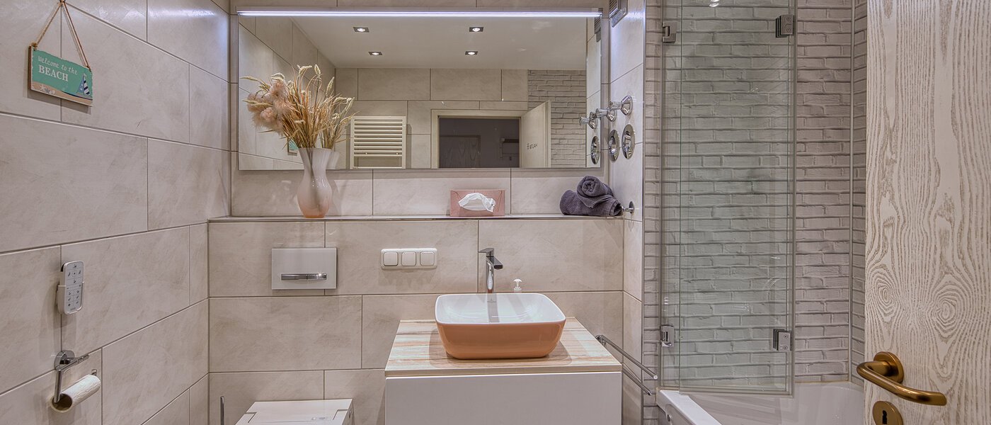 квартира München Obermenzing 01 ванная комната 14444