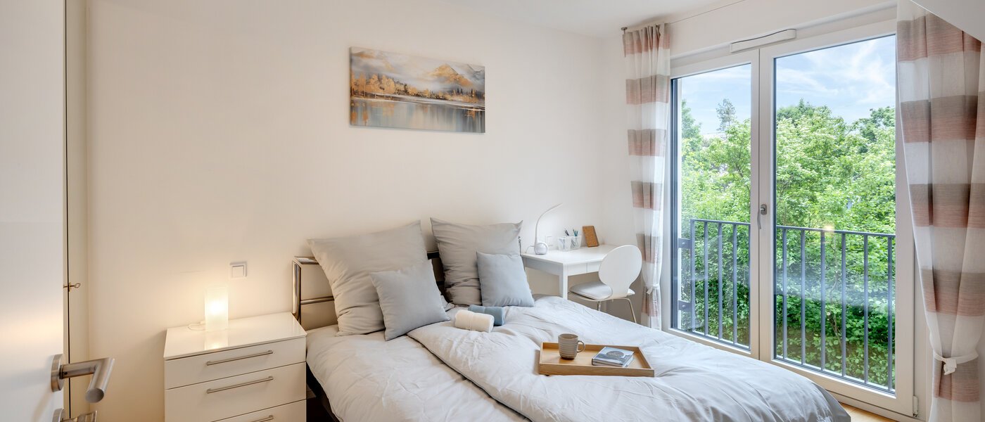 квартира Taufkirchen 01 спальная комната 14456