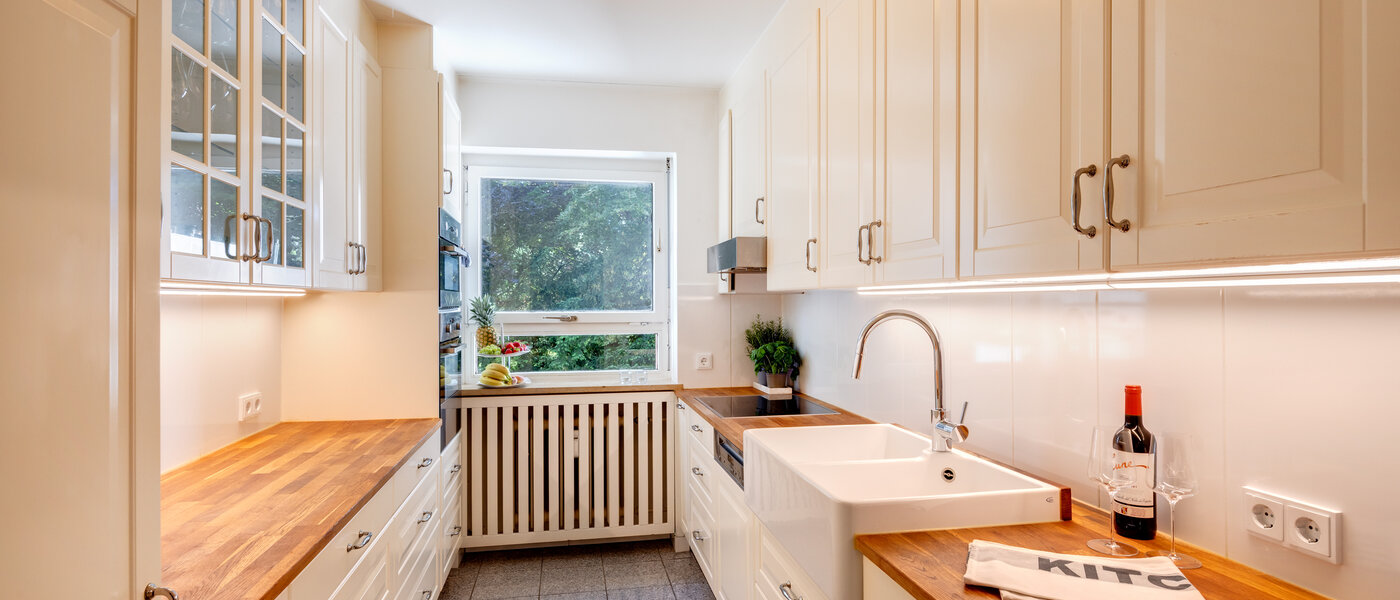 квартира München Menterschwaige 01 кухня 14458