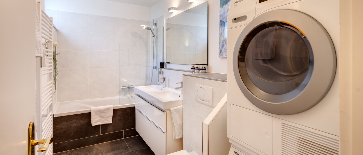 квартира München Menterschwaige 01 ванная комната 14458