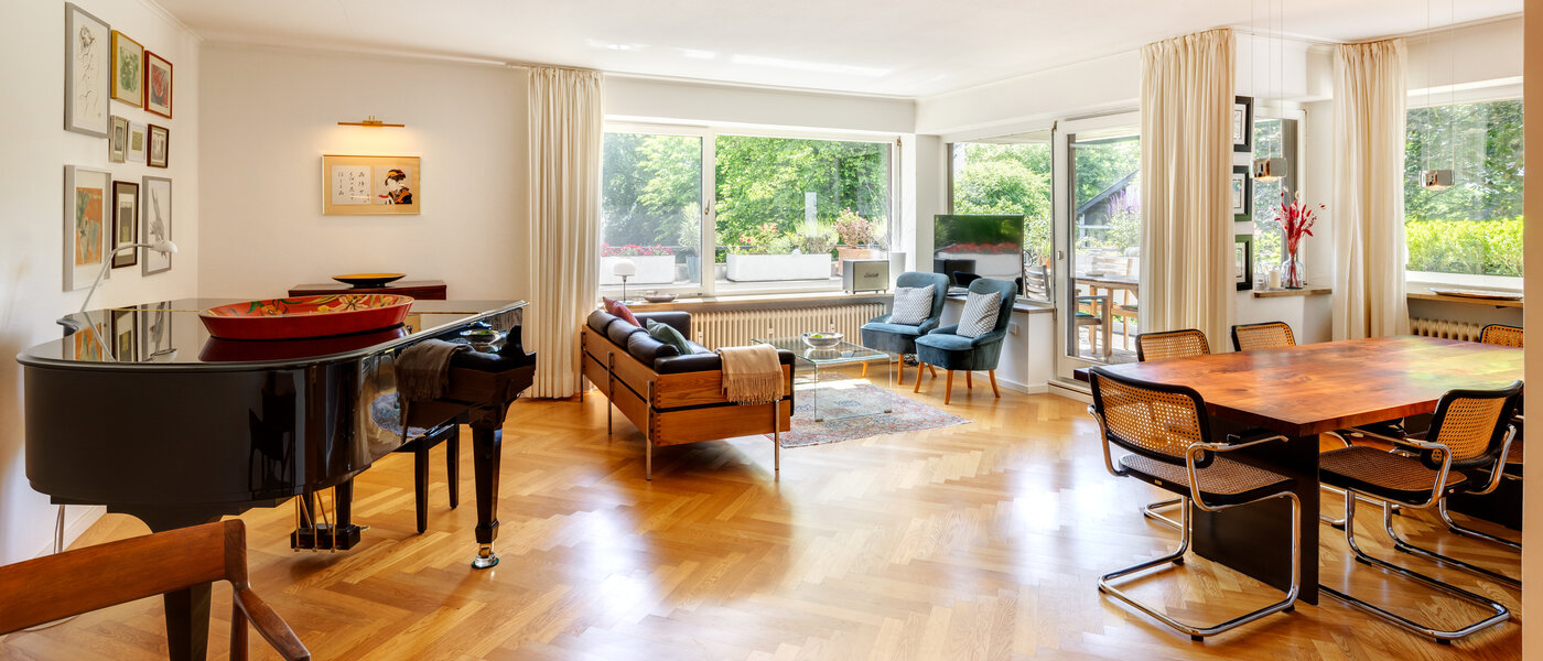 квартира München Menterschwaige 02 жилое пространство 14458