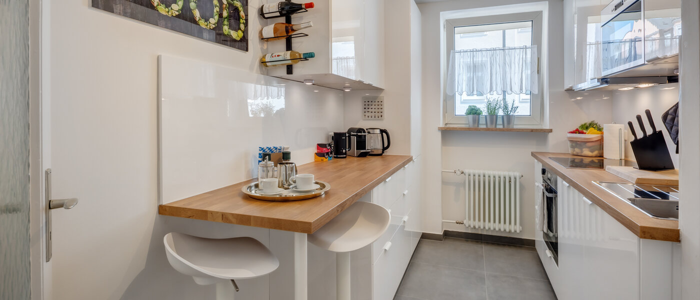 квартира München Lehel 01 кухня 14461