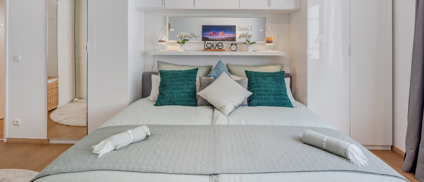 квартира München Lehel 02 спальная комната 14461