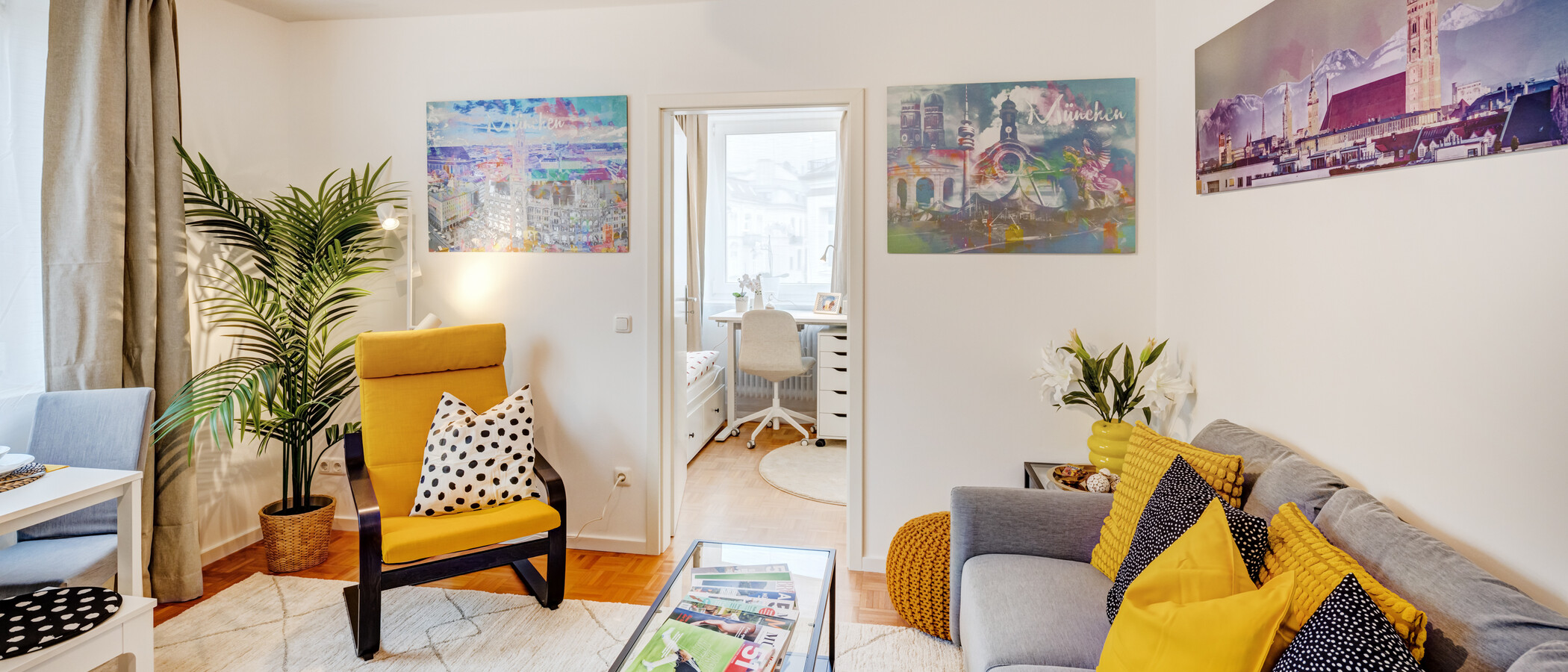 квартира München Lehel 03 жилое пространство 14463