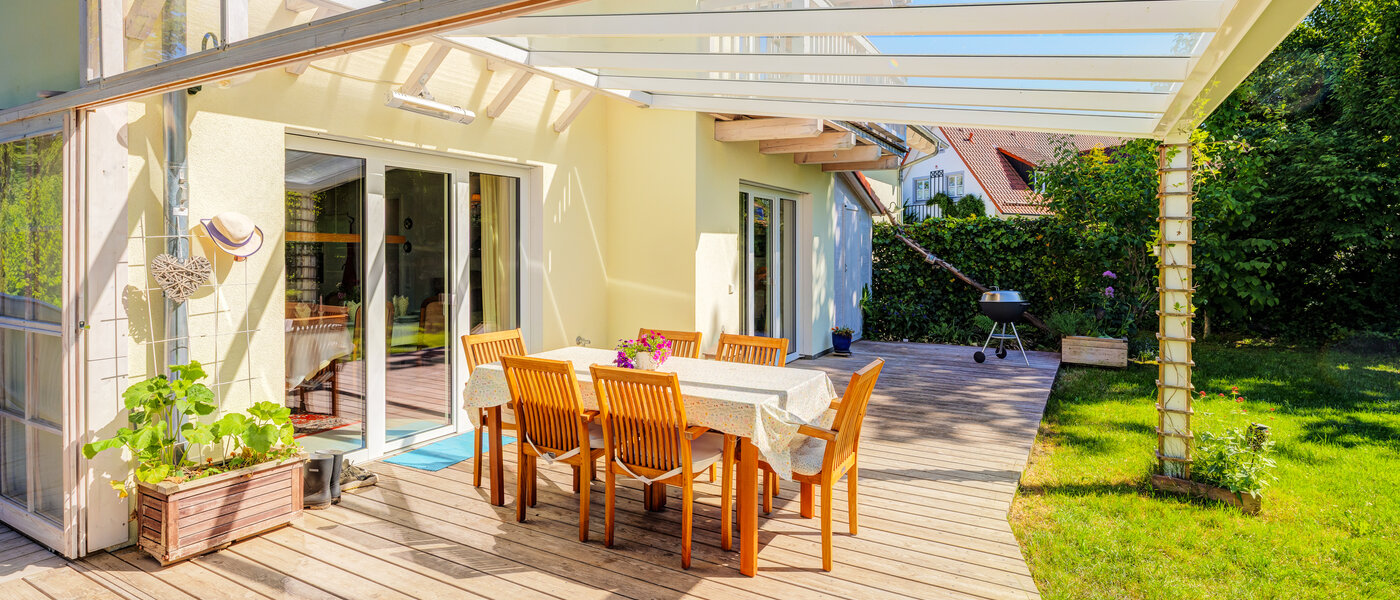 Половина двухквартирного жилого дома Icking 03 терраса 14465