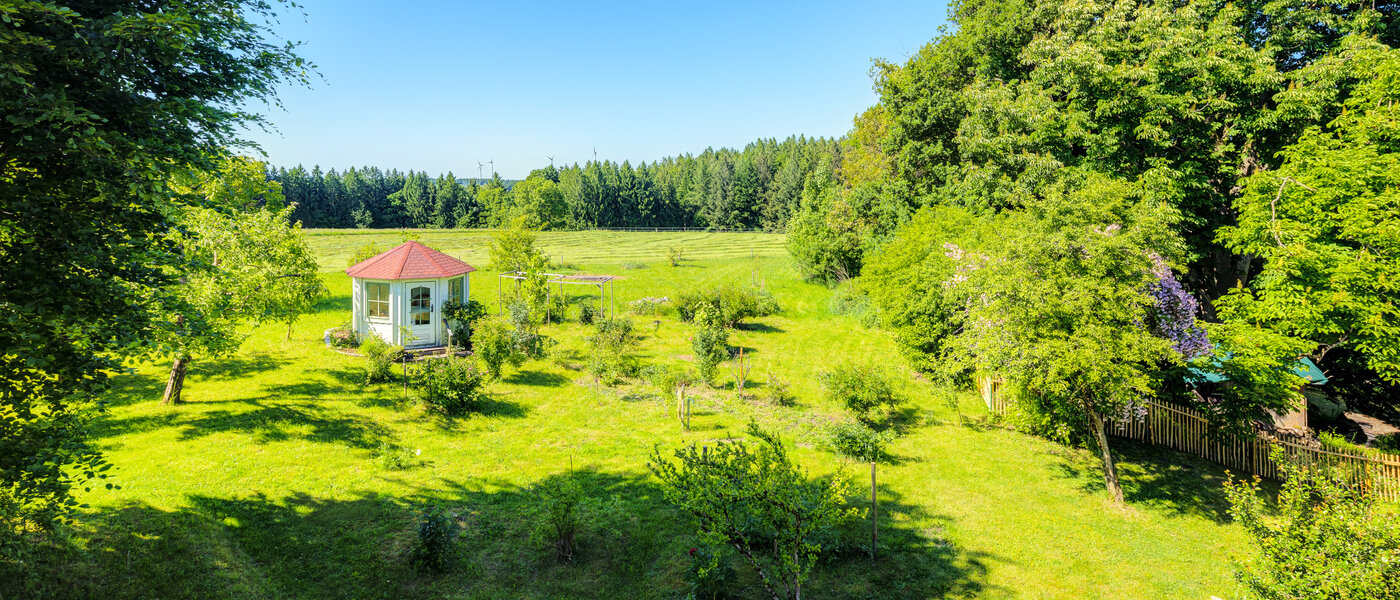 Половина двухквартирного жилого дома Icking 02 вид из окна 14465