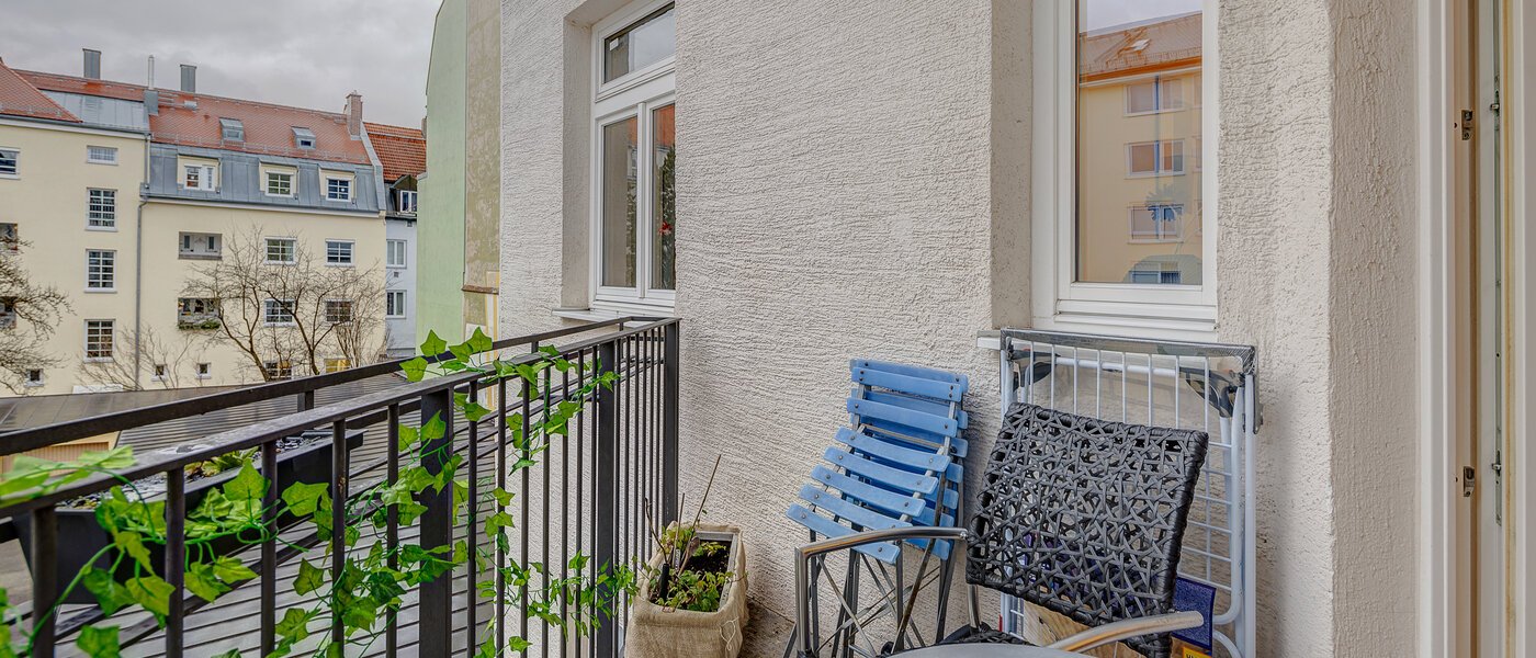квартира München Obergiesing 02 балкон 1447