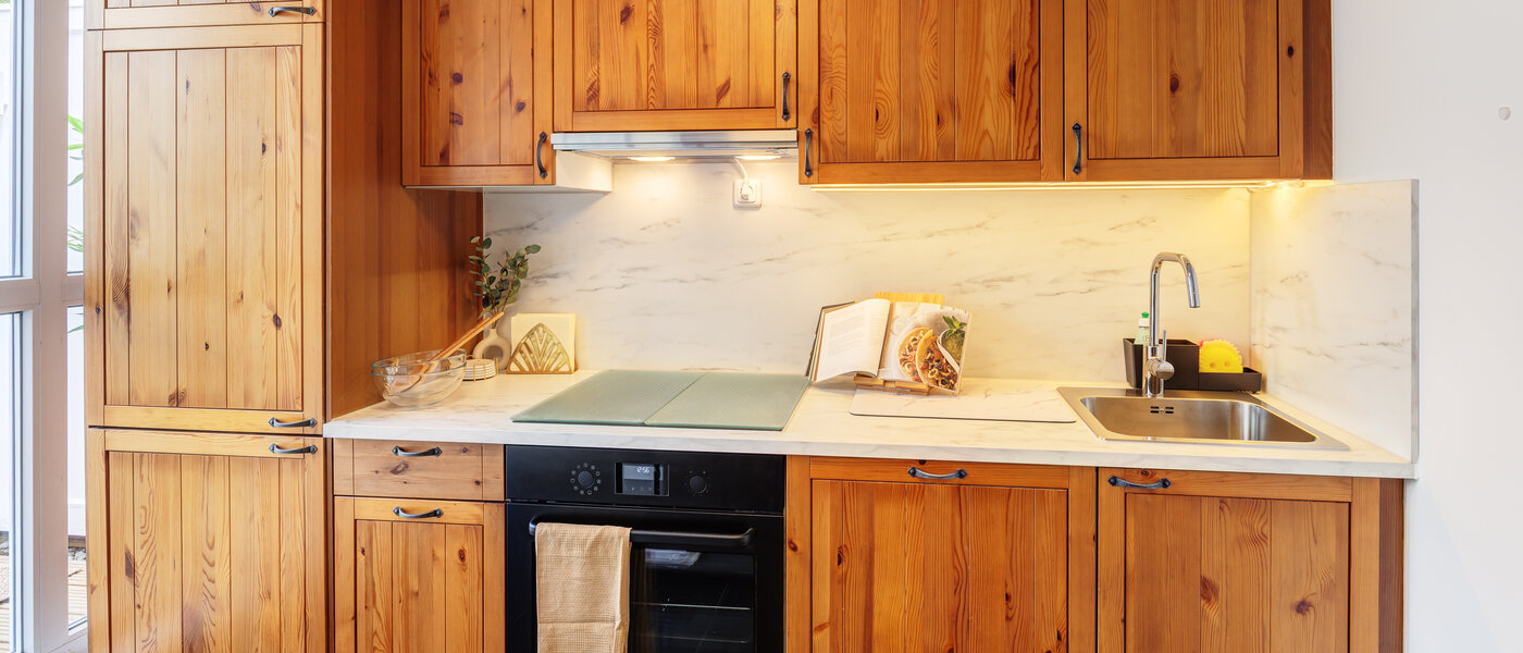 двухэтажная квартира-галерея München Obersendling 02 кухня 14471