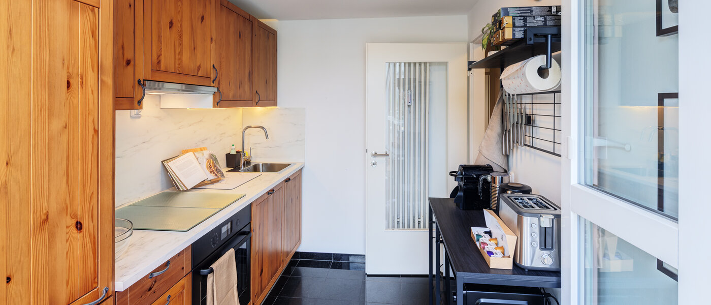 двухэтажная квартира-галерея München Obersendling 03 кухня 14471