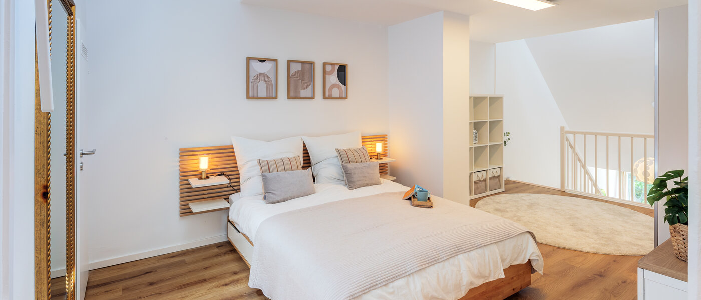 двухэтажная квартира-галерея München Obersendling 01 2-я зона для сна 14471