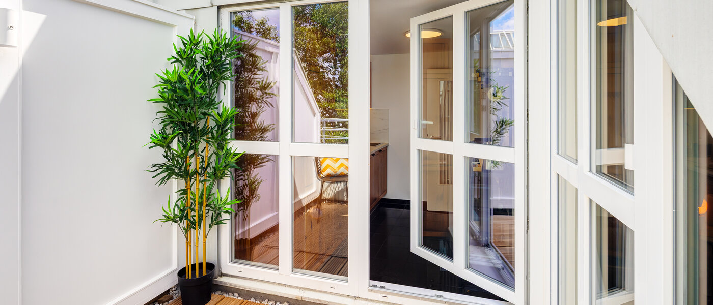 двухэтажная квартира-галерея München Obersendling 03 терраса с крышей 14471