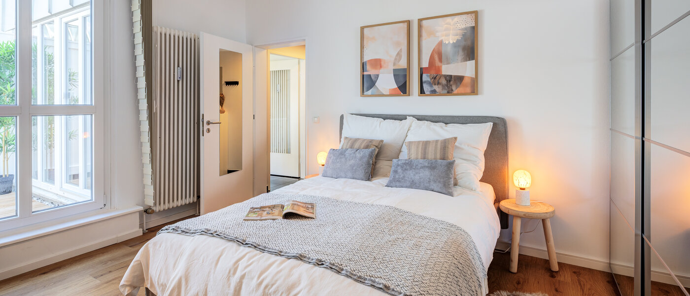 двухэтажная квартира-галерея München Obersendling 01 1-я спальная комната 14471