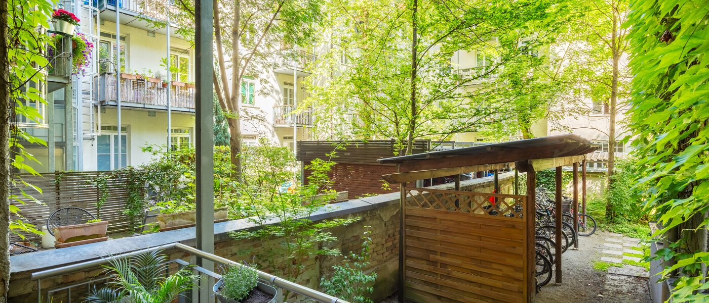 квартира München Dreimühlenviertel 01 вид из окна 14476