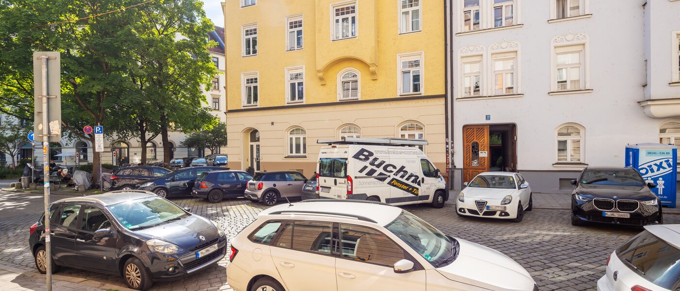 квартира München Dreimühlenviertel 02 вид из окна 14476