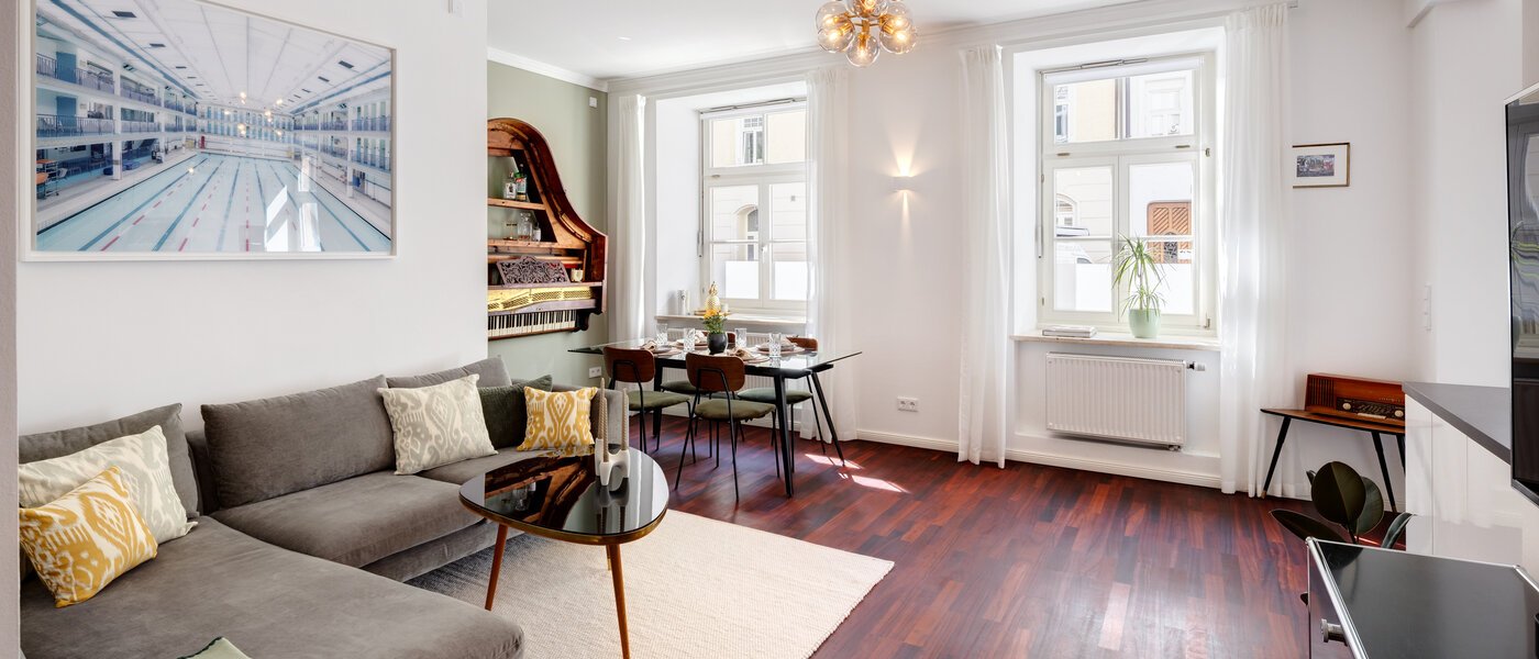 квартира München Dreimühlenviertel 03 жилое пространство 14476