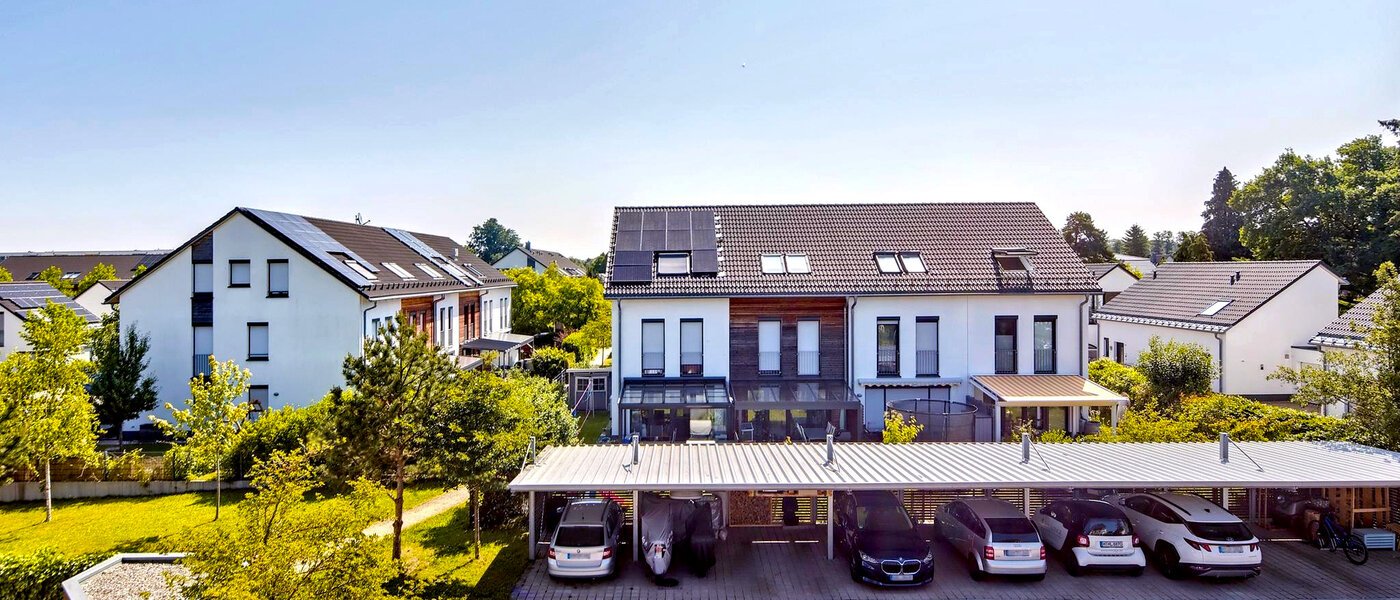 таунхаус Karlsfeld 02 вид из окна 14478