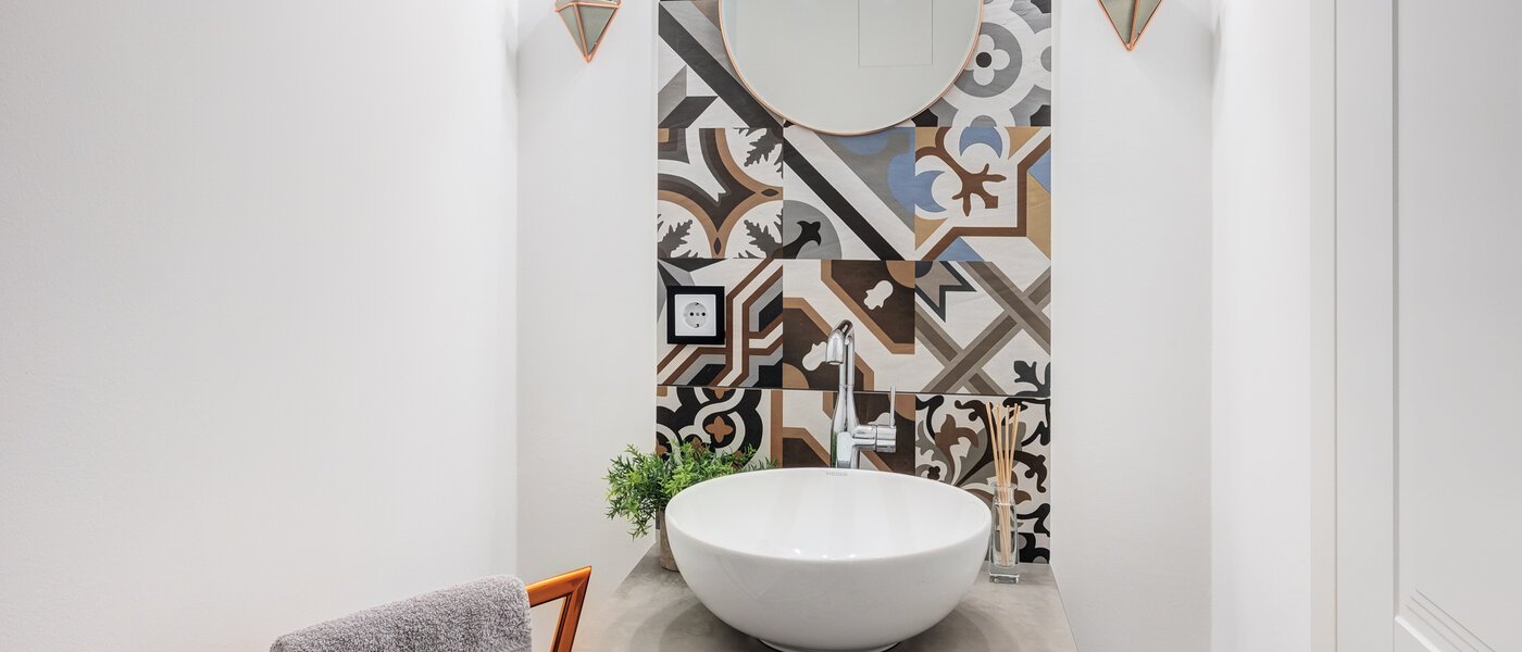 квартира München Solln 01 гостевой туалет 14479