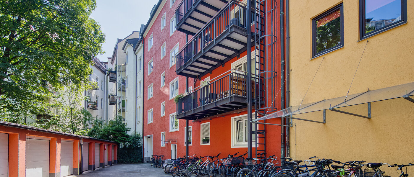 квартира München Lehel 01 внутренний двор  14488