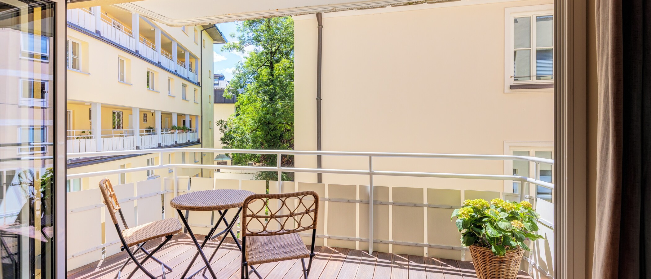 квартира München Maxvorstadt - Universitätsviertel 01 балкон 14491