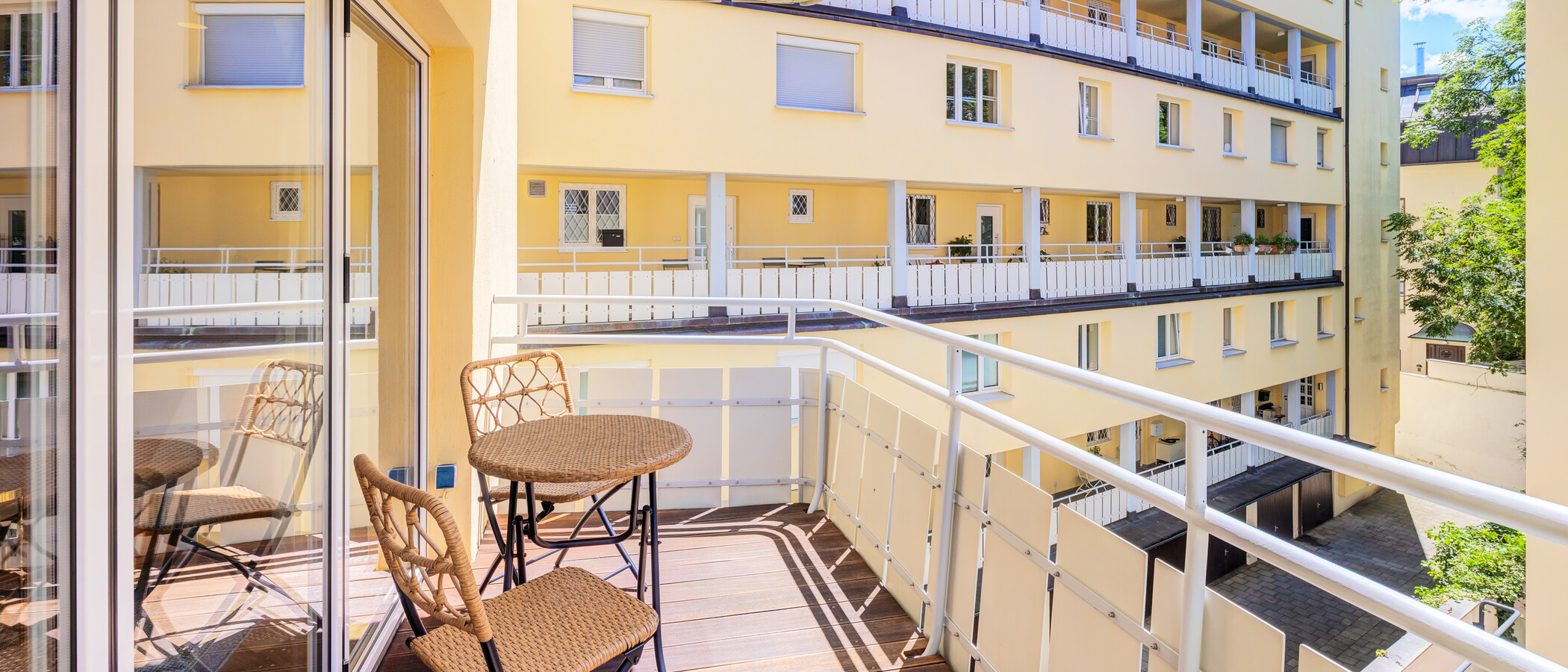 квартира München Maxvorstadt - Universitätsviertel 02 балкон 14491
