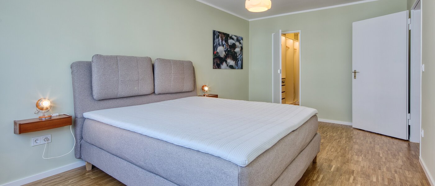 квартира München Schwabing 02 спальная комната 14493