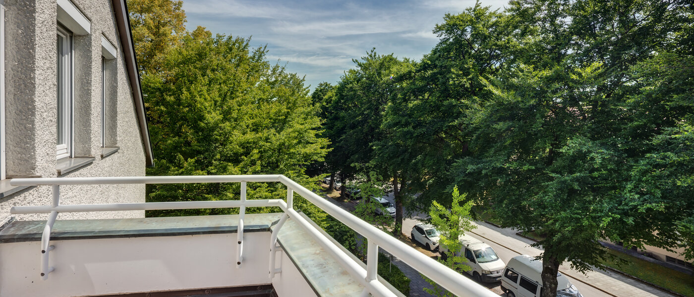 мансардная квартира München Harlaching 02 балкон 14501