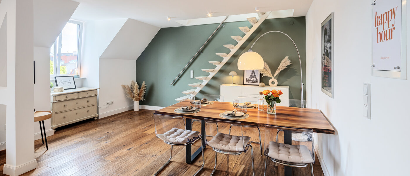 квартира München Lehel 01 обеденная зона 14503