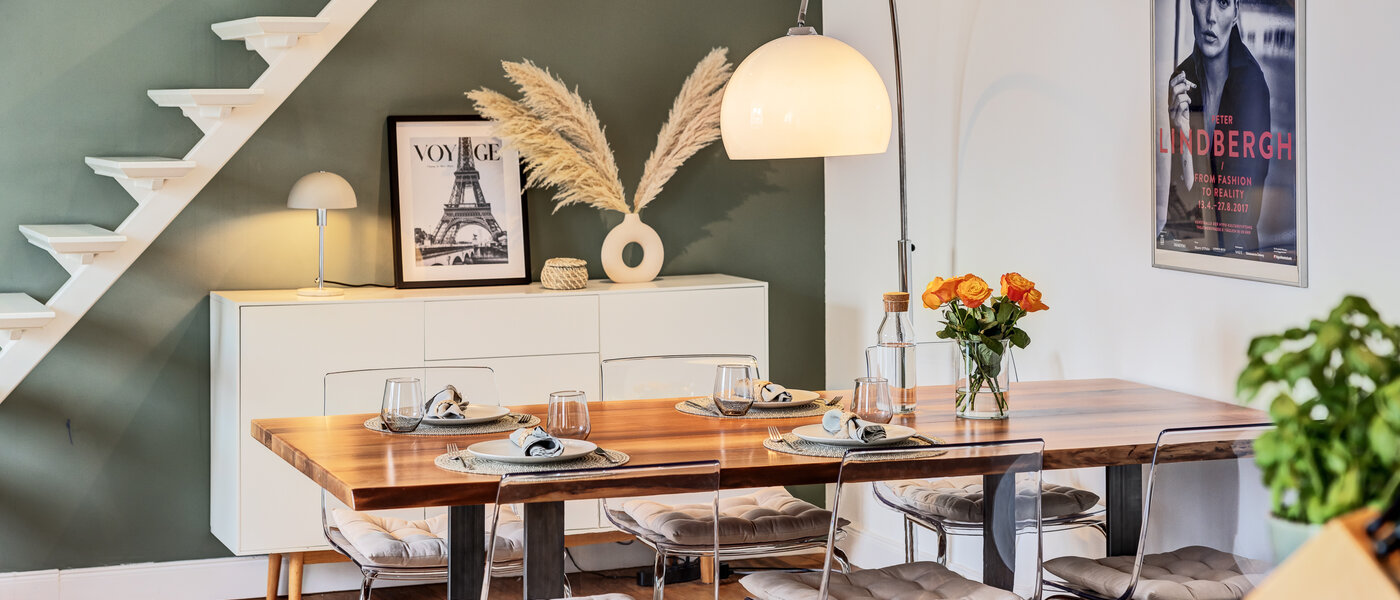 квартира München Lehel 02 обеденная зона 14503