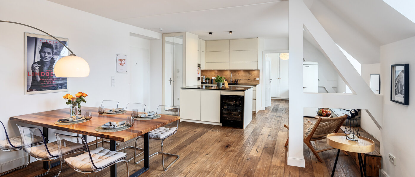 квартира München Lehel 03 обеденная зона 14503