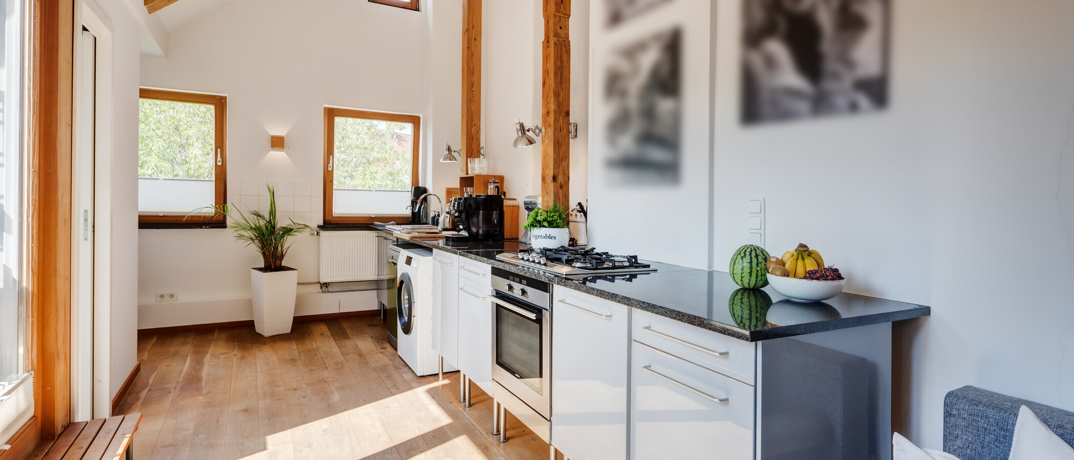 мансардная квартира München Dreimühlenviertel 01 кухня 14505