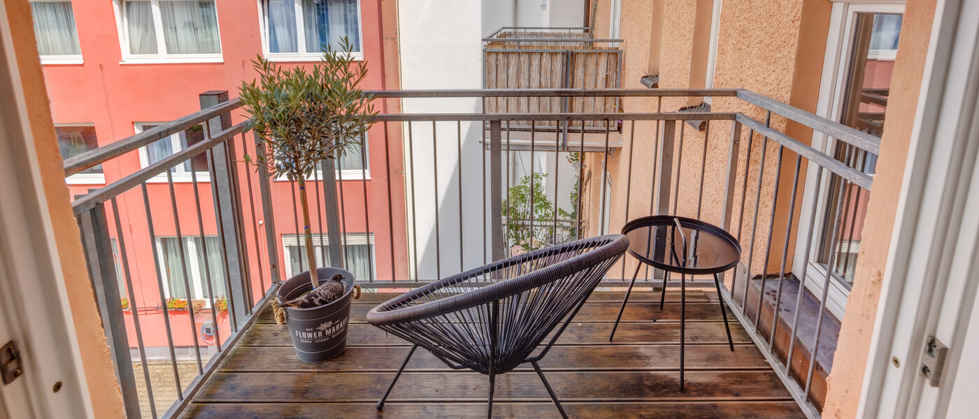 квартира München Schwanthalerhöhe 01 балкон 14516