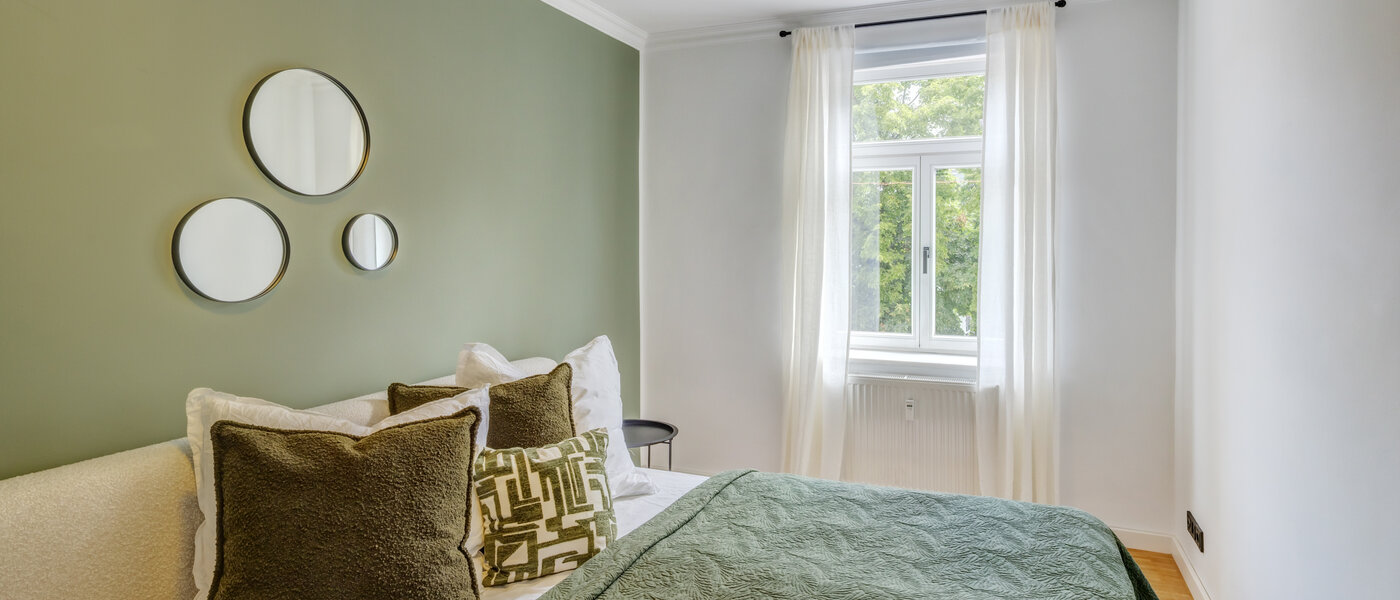 квартира München Schwanthalerhöhe 02 спальная комната 14516