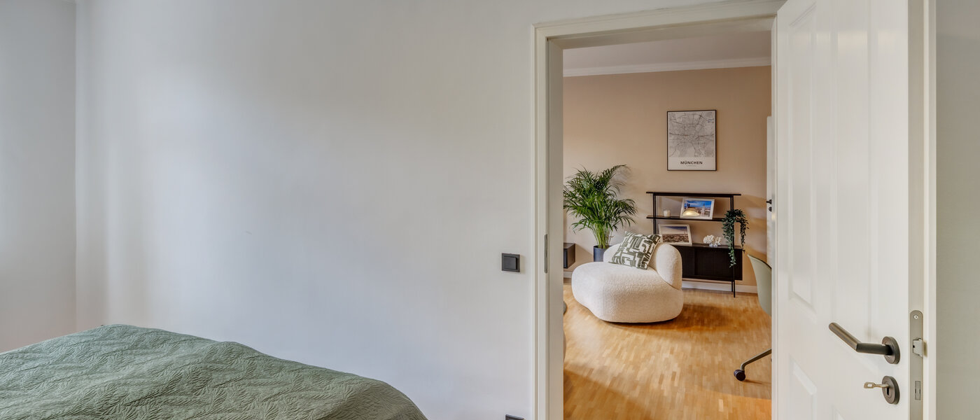 квартира München Schwanthalerhöhe 03 спальная комната 14516