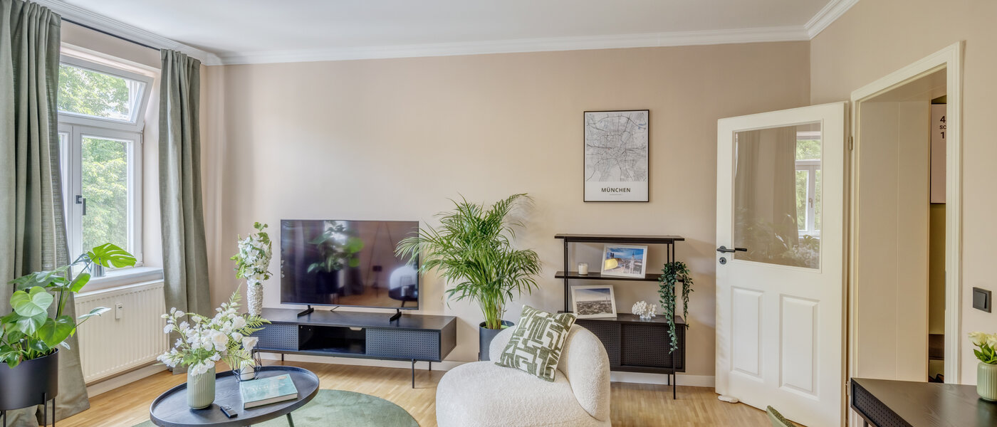 квартира München Schwanthalerhöhe 02 жилое пространство 14516