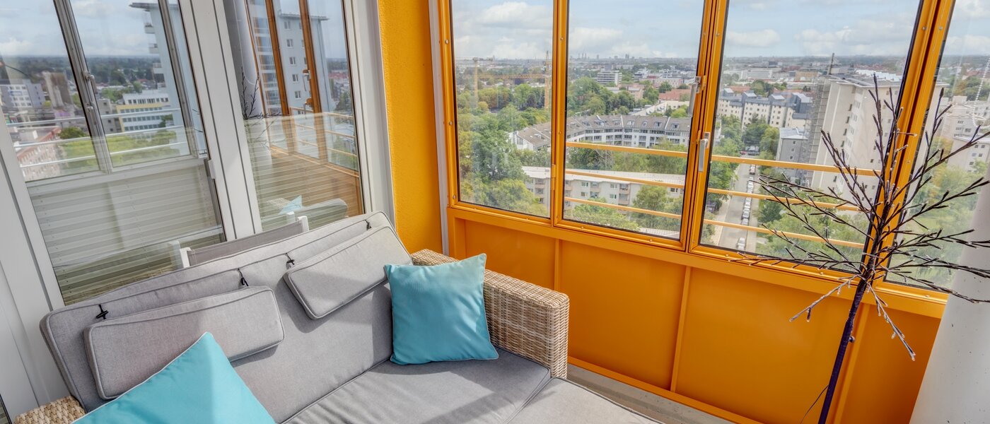 квартира München Obersendling 01 балкон 14517