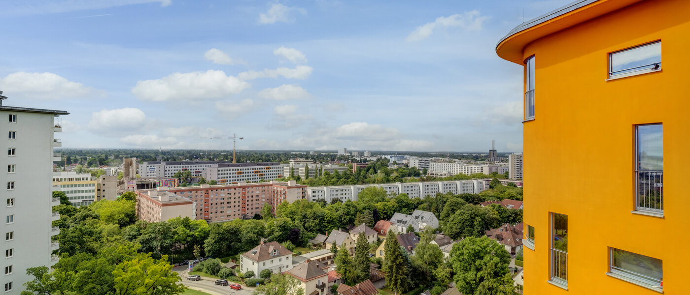 квартира München Obersendling 03 вид из окна 14517