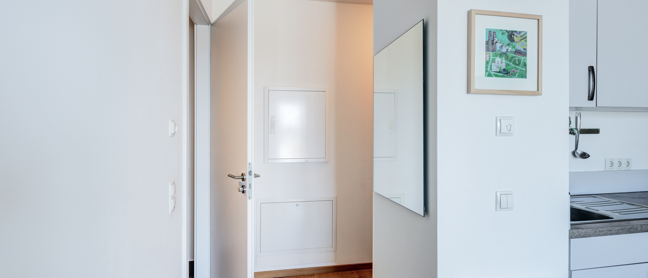 квартира München Berg am Laim 03 коридор 14522