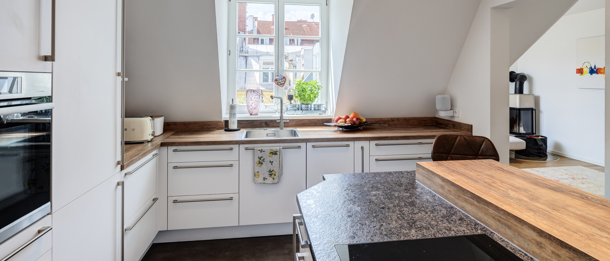 квартира München Neuhausen 02 кухня 14523